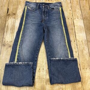 Diesel Baggy Jeans Men D Rise Zip S Jeans Mens Size 29 (33X30) Skater Jeans RARE